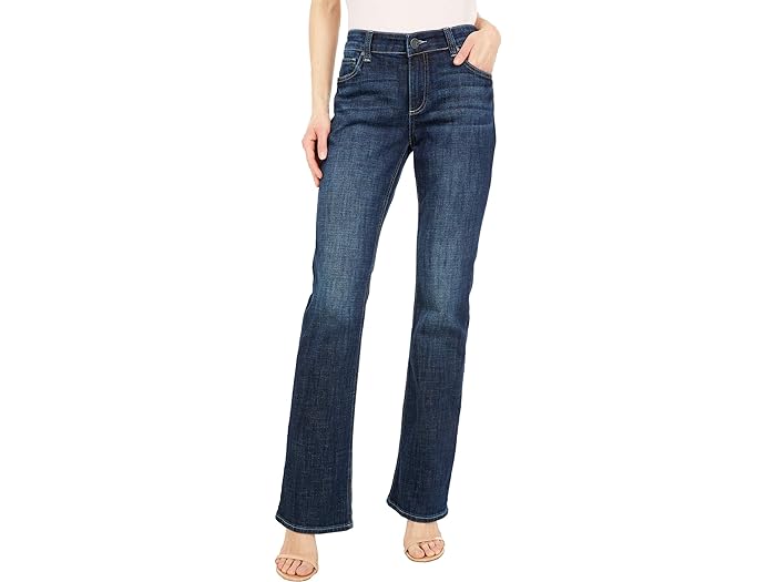 (取寄) カット フロム ザ クロス レディース ナタリー ハイ ライズ ブーツカット ジーンズ KUT from the Kloth women Natalie High Rise Bootcut Jeans Monitored
