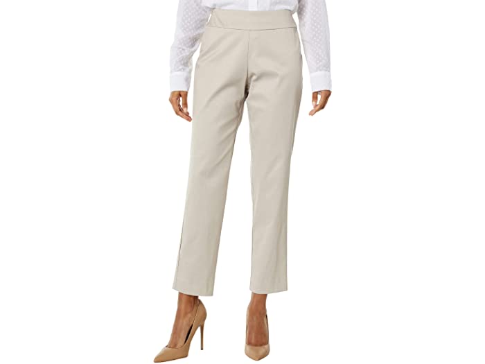 (取寄) クレイジー ラリー レディース プル-オン ピケ アンクル パンツ Krazy Larry women Pull-On Pique Ankle Pants Stone