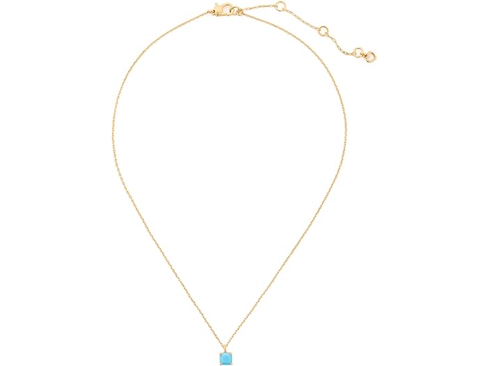(取寄) ケイトスペード レディース 6mm スクエア ペンダント Kate Spade New York women 6Mm Square Pendant Turquoise
