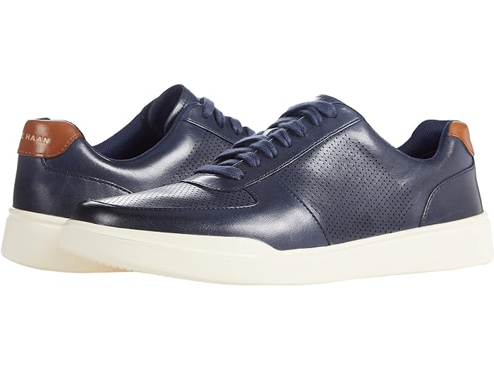 (取寄) コールハーン メンズ グランド クロスコート モダン パーフ スニーカー Cole Haan men Grand Crosscourt Modern Perf Sneaker Peacoat/British Tan