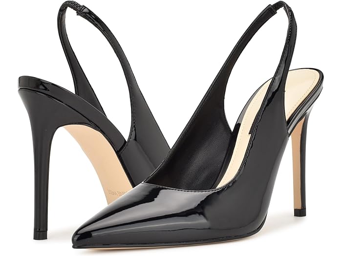 (取寄) ナインウエスト レディース フェザー Nine West women Feather Black Patent