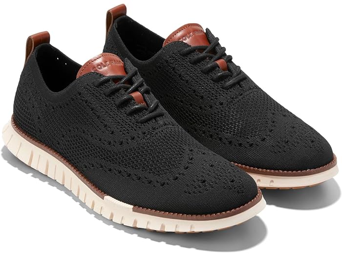 (取寄) コールハーン メンズ ゼログランド リマスタード ステッチライト ウィングチップ Cole Haan men Zerogrand Remastered Stitchlite Wingtip Black/Ivory
