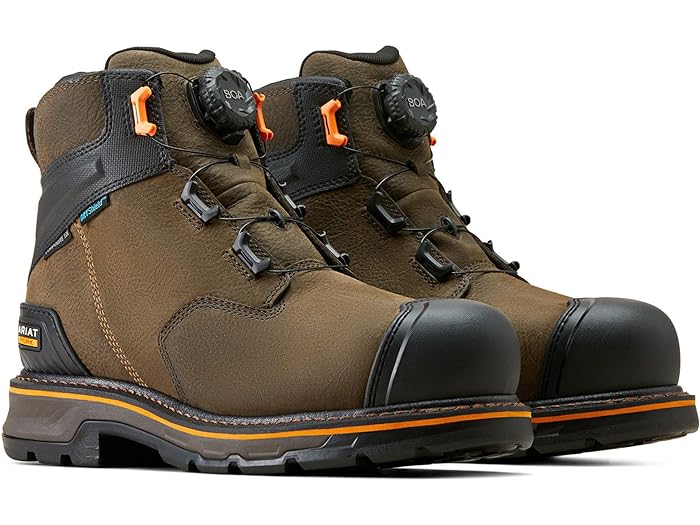 (取寄) アリアット メンズ スタンプス ジャンパー 6 ボア ウォータープルーフ コンポジット トゥ ワーク ブーツ Ariat men Stump Jumper 6\