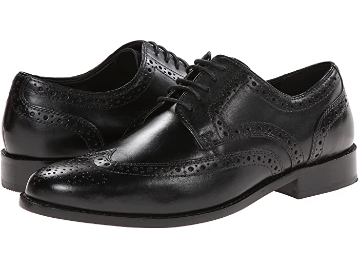 (取寄) ナン ブッシュ メンズ ネルソン ウイング ティップ ドレス カジュアル オックスフォード Nunn Bush men Nelson Wing Tip Dress Casual Oxford Black