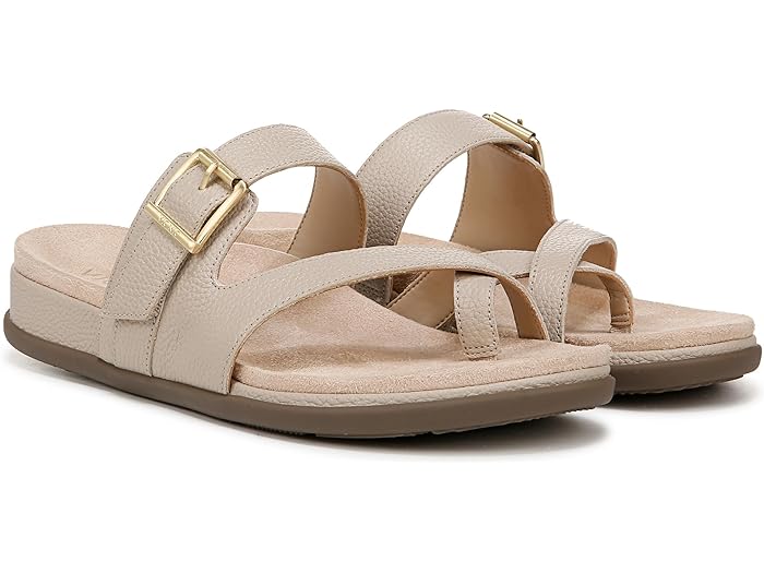 (取寄) バイオニック サンダル レディース カルメラ トングス シューズ 靴 VIONIC women Carmela Thongs Oatmeal Beige Leather