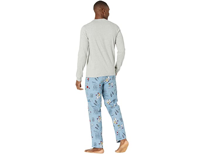 (取寄)エルエルビーンキャンプパジャマセットレギュラーL.L.BeanCampPajamasSetRegularLightGrayHeather