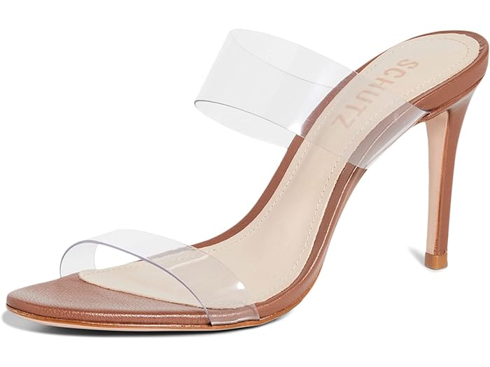 (取寄) シュッツ レディース アリエラ Schutz women Ariella Transparente(Wood)