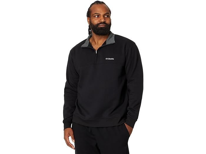 (取寄) コロンビア メンズ ビッグ アンド トール ハート マウンテン リ 1/2 ジップ Columbia men Big & Tall Hart Mountain II 1/2 Zip Black