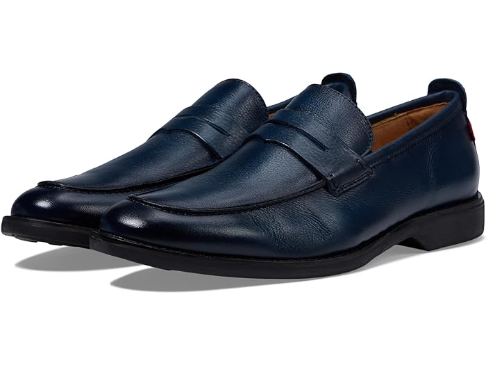 (取寄) マークジョセフニューヨーク メンズ ヴィレッジ ストリート Marc Joseph New York men Village Street Navy Burnished Napa Soft