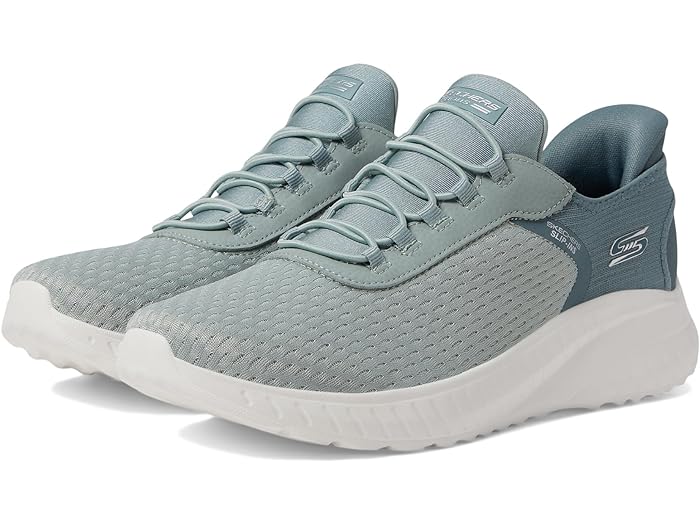 (取寄) スケッチャーズ スニーカー レディース ボブス スクアッド カオス - イン カラー ハンズフリー スリップインズ BOBS from SKECHERS women Bobs Squad Chaos - In Color Hands Free Slip-Ins Sage