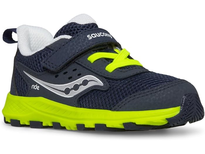 (取寄) サッカニー キッズ キッズ ライド JR (トドラー) Saucony Kids kids Ride JR (Toddler) Navy/Citron