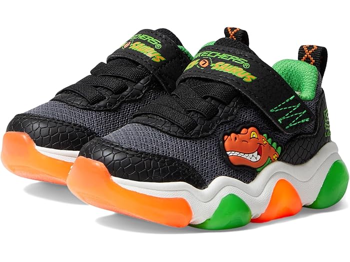 (取寄) スケッチャーズ スニーカー キッズ ボーイズ マイティ グロウ 2.0 SKECHERS KIDS boys Mighty Glow 2.0 (Toddler) Black/Orange