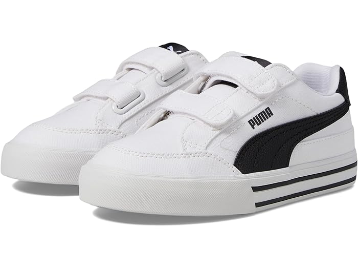 (取寄) プーマ キッズ キッズ コート クラシック バルク フック アンド ループ PUMA Kids kids Court Classic Vulc Hook And Loop Puma White-puma Black