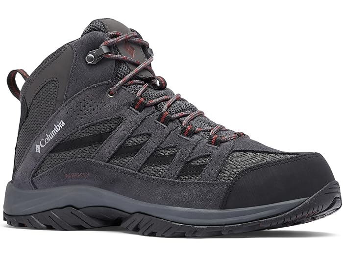 (取寄) コロンビア メンズ クレストウッド ミッド ウォータープルーフ Columbia men Crestwood Mid Waterproof Dark Grey/Deep Rust