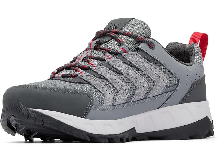(取寄) コロンビア メンズ ストレイタ トレイル ロー Columbia men Strata Trail Low TI Grey Steel/Mountain Red