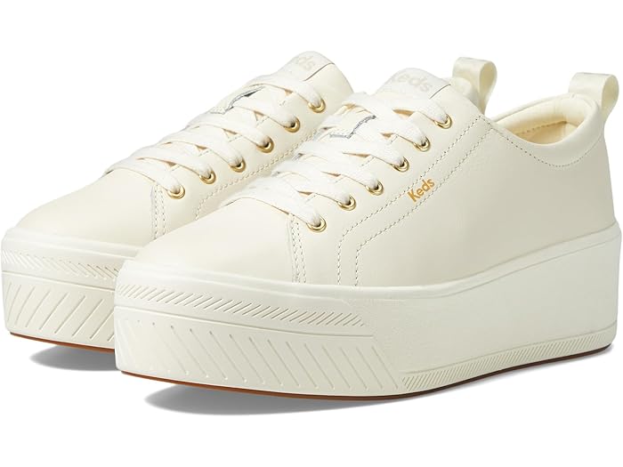 (取寄) ケッズ スニーカー レディース スカイラー レース アップ Keds women Skyler Lace Up Off-White Leather