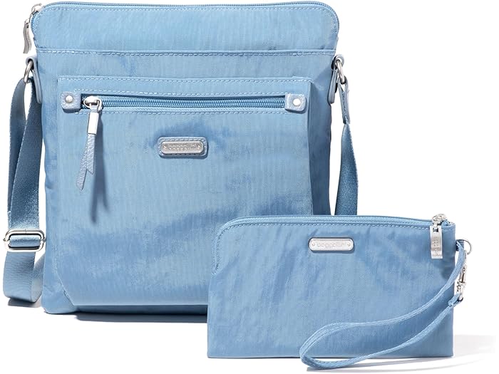 (取寄) バッガリーニ レディース ゴー バッグ ウィズ Rfid フォン リスレット Baggallini women Go Bagg with RFID Phone Wristlet Cornflower