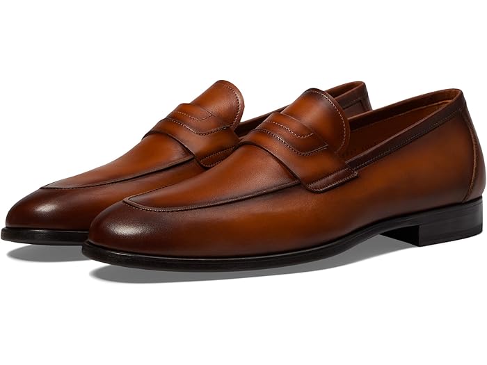 (取寄) マグナーニ メンズ キーガン ペニー Magnanni men Keagan Penny Cuero/Mid Brown