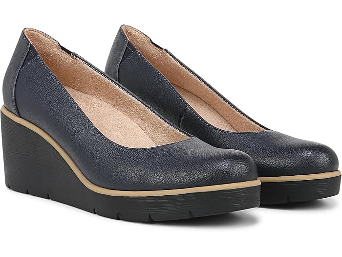 (取寄) ナチュラライザー レディース ソウル - アバウト タイム Naturalizer women SOUL - About Time Navy Faux Leather