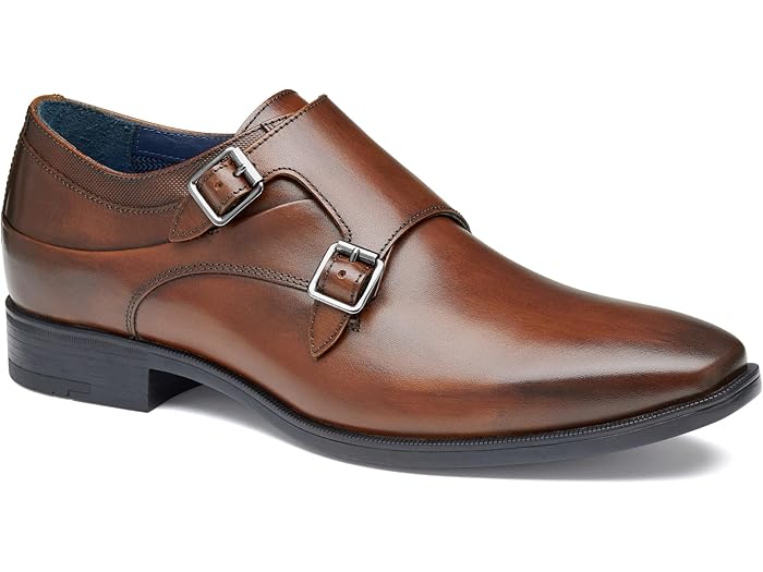 (取寄) ジョンストン&マーフィー メンズ ギボンズ ダブル-バックル モンク Johnston & Murphy men Gibbons Double-Buckle Monk Brown Full Grain