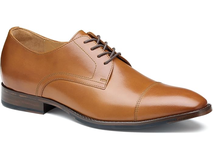 (取寄) ジョンストン&マーフィー メンズ リッチランド キャップ トゥ Johnston & Murphy men Richland Cap Toe Tan Full Grain