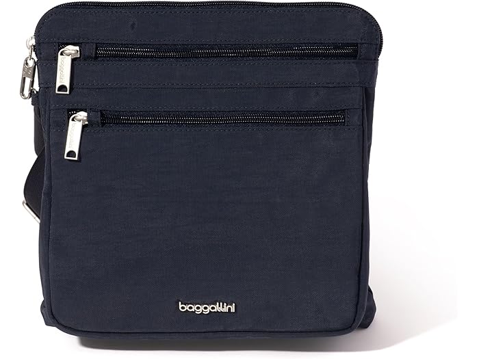 (取寄) バッガリーニ レディース セキュルテックス アンチ-シーフ ラージ クロスボディ Baggallini women Securtex Anti-Theft Large Crossbody French Navy