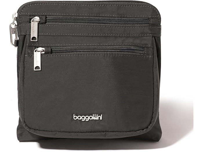 (取寄) バッガリーニ レディース セキュルテックス アンチ-シーフ クロスボディ Baggallini women Securtex Anti-Theft Crossbody Charcoal