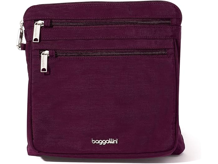 (取寄) バッガリーニ レディース セキュルテックス アンチ-シーフ ラージ クロスボディ Baggallini women Securtex Anti-Theft Large Crossbody Mulberry
