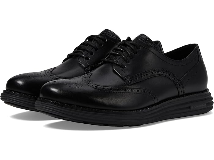 (取寄) コールハーン メンズ オリジナル グランド リマスタード ウイング ティップ Cole Haan men Original Grand Remastered Wing Tip Black/Black