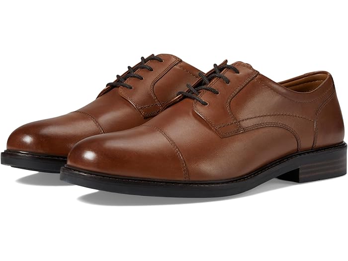 (取寄) ジョンストン&マーフィー メンズ メイソン キャップ トゥ Johnston & Murphy men Mason Cap Toe Tan Full Grain