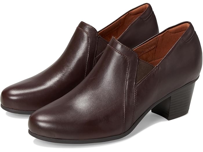 (取寄) コブ ヒル レディース ウィニー Cobb Hill women Winny Dark Brown Leather