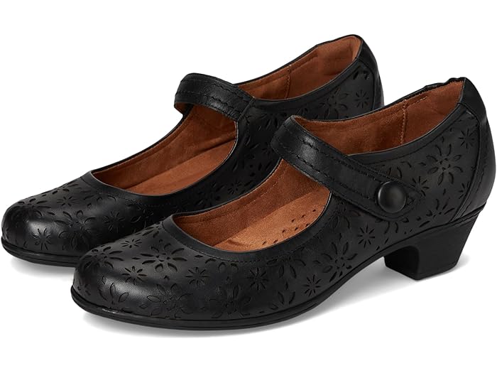 (取寄) コブ ヒル レディース Cobb Hill women Alesia Black Leather