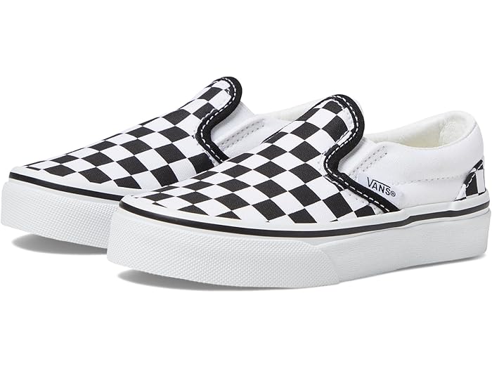 (取寄) バンズ キッズ キッズ クラシック スリッポン (リトル キッド/ビッグ キッド) Vans Kids kids Classic Slip-On (Little Kid/Big Kid) (Checkerboard) Black/True White