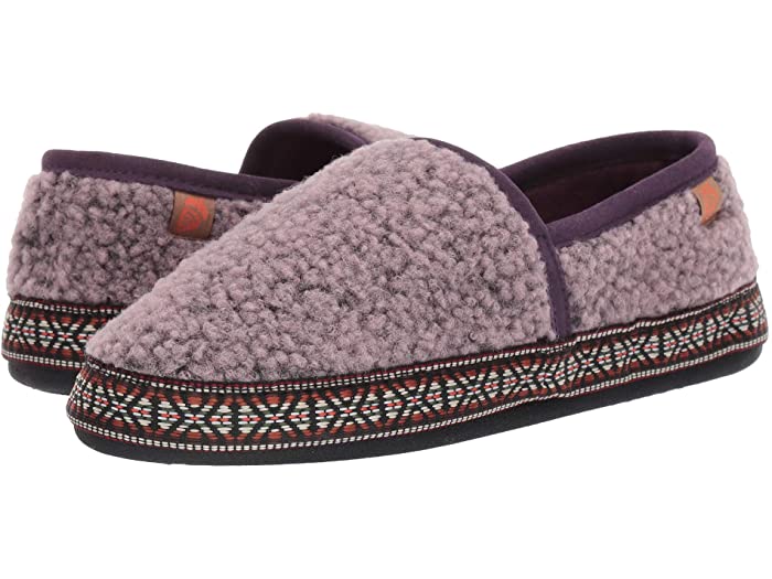 (取寄) エイコーン レディース ウーブン トリム モック Acorn women Woven Trim Moc Iris
