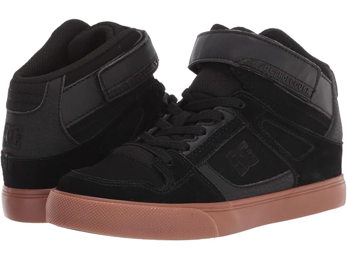 (取寄) DC キッズ ボーイズ ピュア ハイ-トップ EV (リトル キッド/ビッグ キッド) DC Kids boys Pure High-Top EV (Little Kid/Big Kid) Black/Gum
