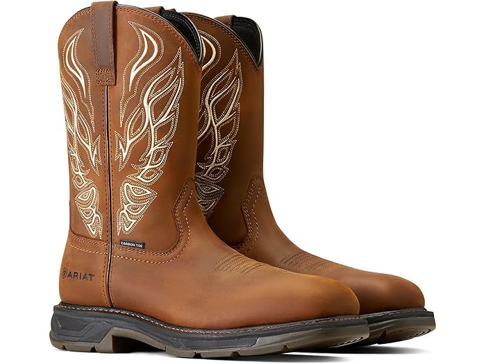 (取寄) アリアット メンズ ワークホッグ Xt フェニックス カーボン トゥ ワーク ブーツ Ariat men WorkHog XT Phoenix Carbon Toe Work Boots Distressed Brown 43,050円
