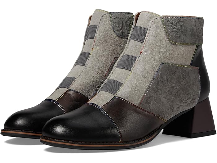 (取寄) ラルティストバイスプリングステップ レディース L'Artiste by Spring Step women Copine Black Multi