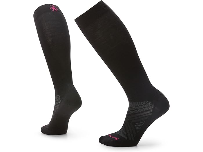 (取寄) スマートウール レディース スキー ゼロ クッション オーバーザカーフ ソックス Smartwool women Ski Zero Cushion Over-the-Calf Socks Black