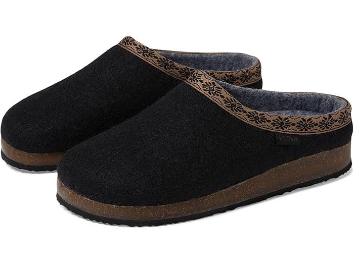 (取寄) エルエルビーン レディース ウール スリッパ クロッグ L.L.Bean women Wool Slipper Clog Black 20,594円