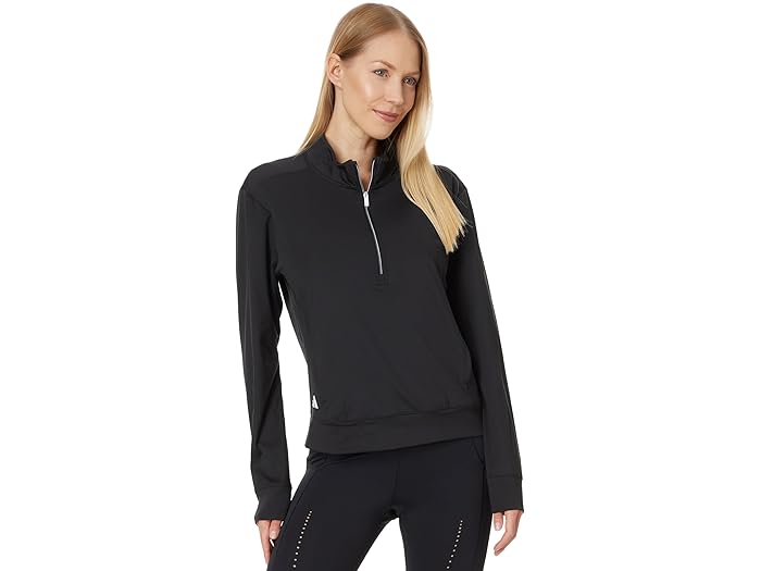 (取寄) アディダス ゴルフ レディース アルティメット365 クオーター ジップ ゴルフ プルオーバー adidas Golf women Ultimate365 Quarter Zip Golf Pullover Black