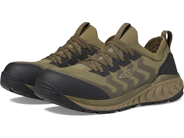 (取寄) キーン ユーティリティ メンズ アーバダ シフト (コンプ トゥ) KEEN Utility men Arvada Shift (Comp Toe) Martini Olive/Black