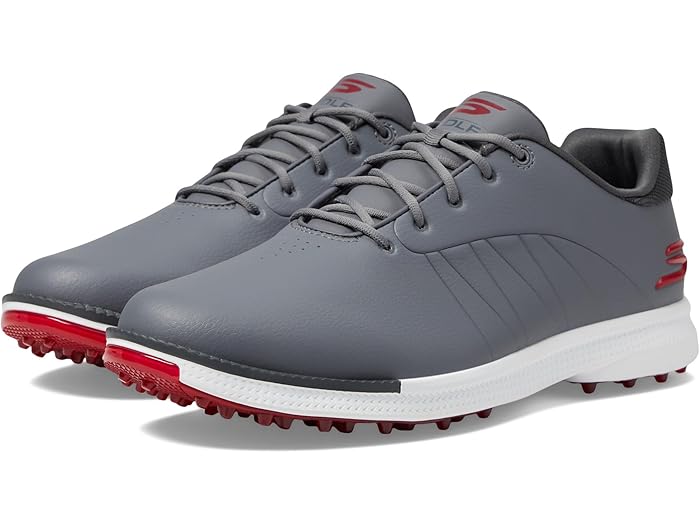 (取寄) スケッチャーズ スニーカー ゴルフ メンズ テンポ GF Skechers GO GOLF men Tempo GF Grey/Red