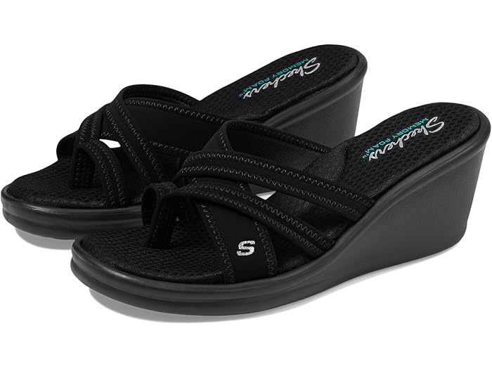 取寄) ヴァネリ レディース Vaneli women Molke Black Suede/Patent