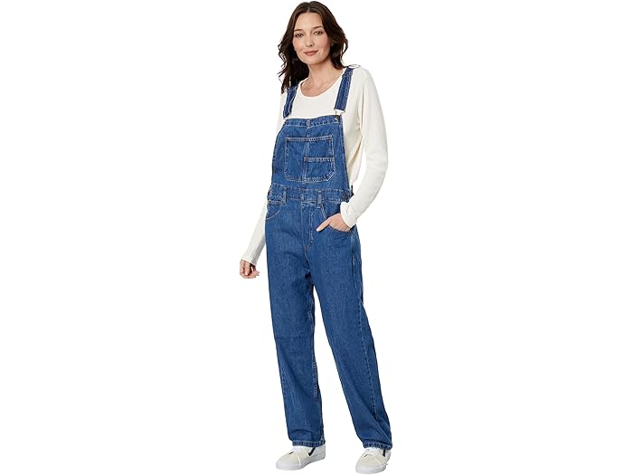 (取寄) フリーピープル レディース ウィー ザ フリー ジギー デニム オーバーオール Free People women We The Free Ziggy Denim Overalls Sapphire Blue