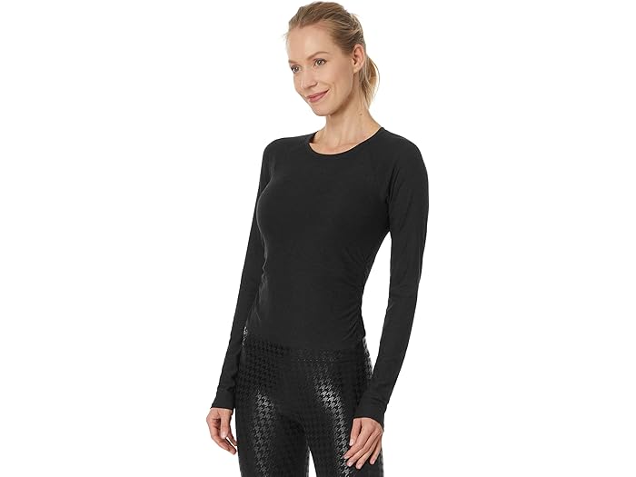 (取寄) ビヨンドヨガ レディース フェザーウェイト ユア フィット ロング スリーブ トップ Beyond Yoga women Featherweight Your Fit Long Sleeve Top Darkest Night