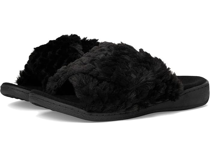 (取寄) バイオニック スニーカー レディース リラックス リ スライド シューズ 靴 VIONIC women Relax Ii Slides Black Fabric