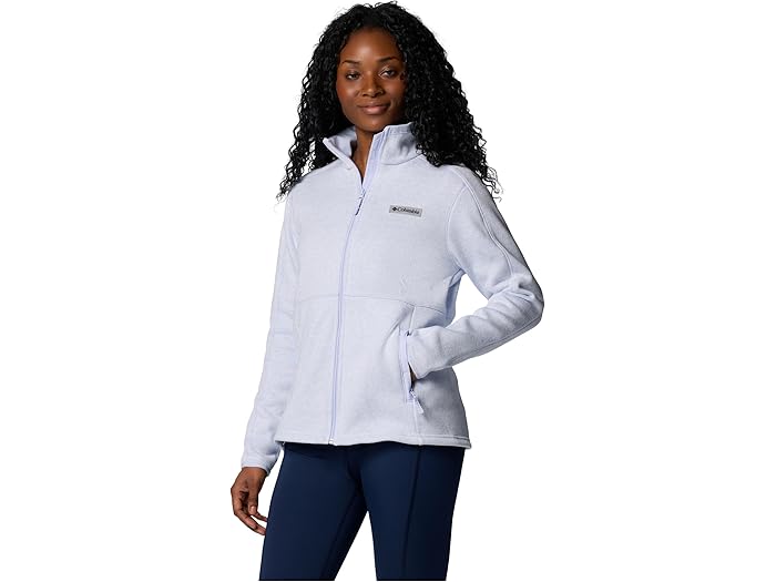 (取寄) コロンビア レディース セーター ウェザー フル ジップ リ Columbia women Sweater Weather Full Zip II Snowdrift/Blue Hint Heather