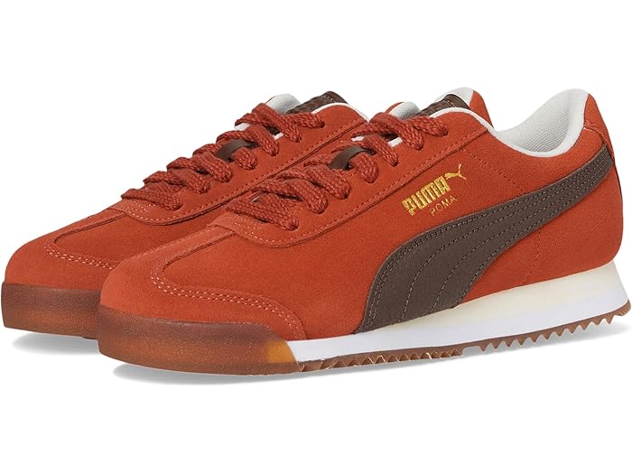 (取寄) プーマ キッズ キッズ ローマ (ビッグ キッド) PUMA Kids kids Roma (Big Kid) Mars Red/Espresso Brown/Gum画像