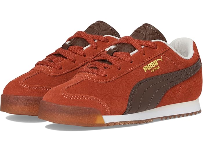 (取寄) プーマ キッズ キッズ ローマ (リトル キッド) PUMA Kids kids Roma (Little Kid) Mars Red/Espresso Brown/Gum画像