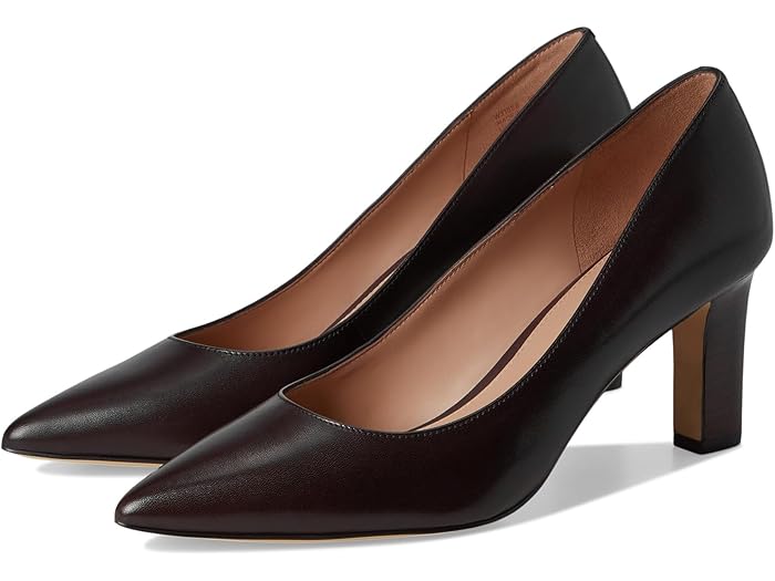 (取寄) コールハーン レディース マイラ ヒール ポンプ 75 ウム Cole Haan women Mylah Heel Pump 75 mm Dark Chocolate Leather